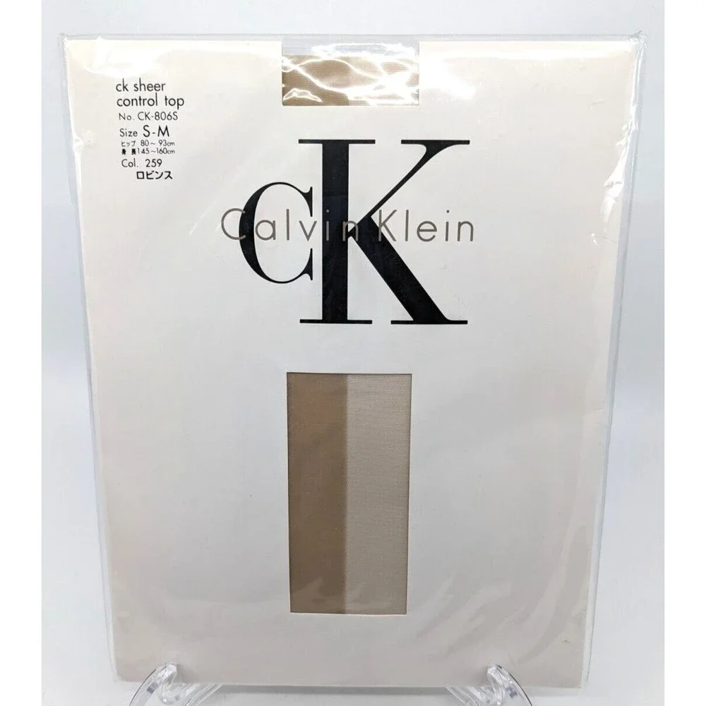 Calvin Klein Panyhose Sheer Control Top Beige